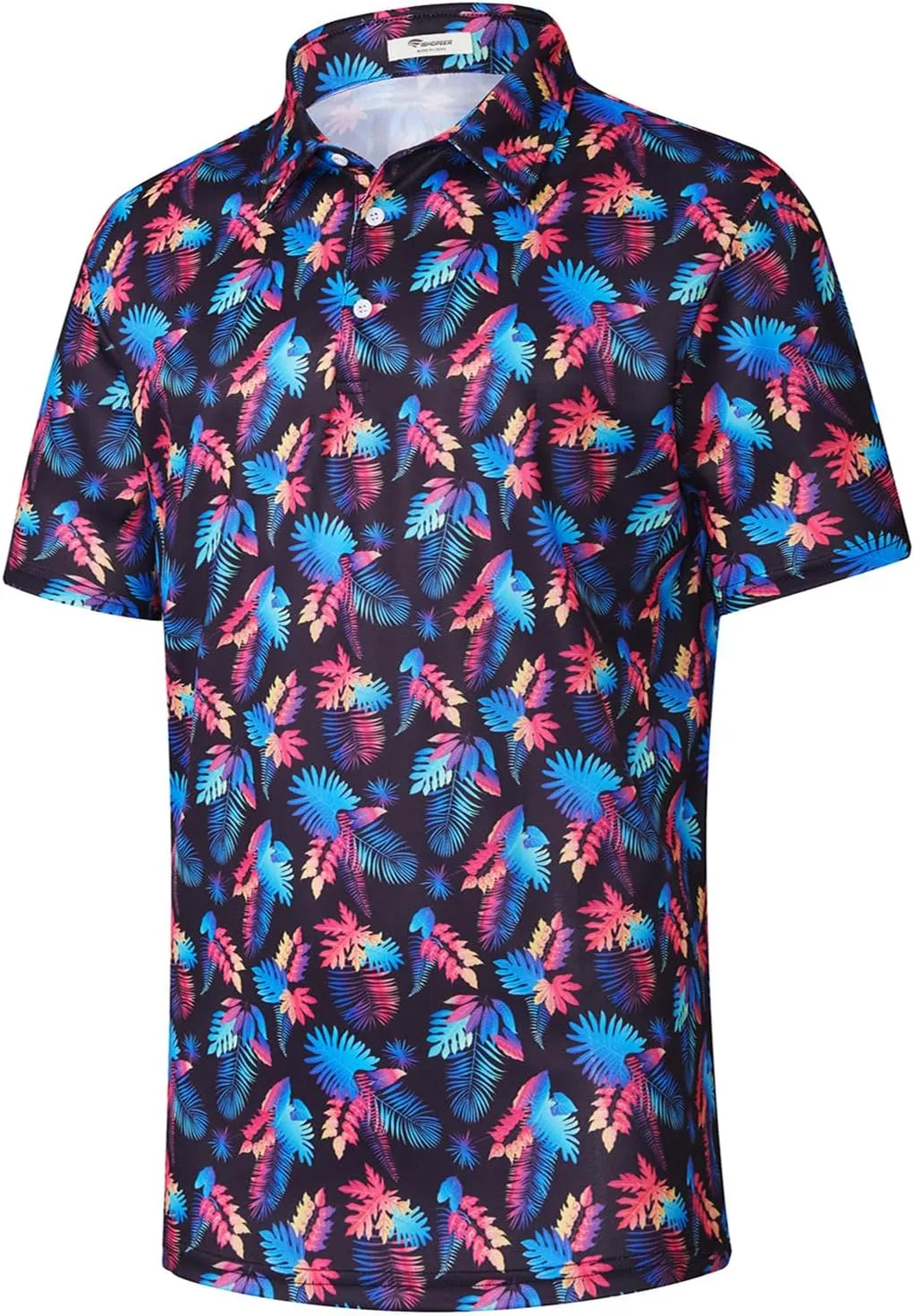 EISHOPEER 2025 New Men's Polo Shirts Short Sleeve Moisture Wicking Quick Dry Athletic Shirt Fashion Golf Shirts