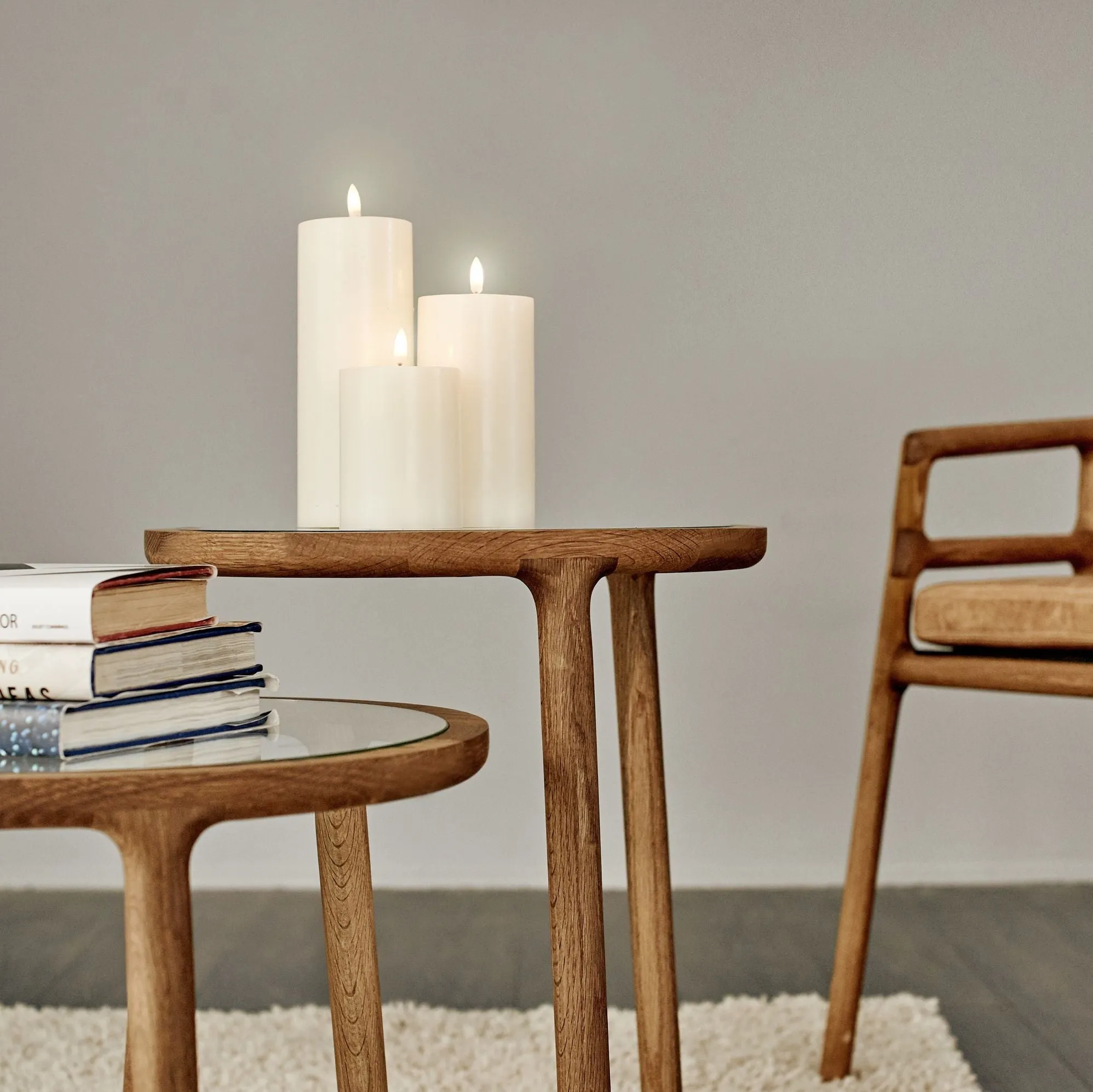 Faux LED Pillar Candles by Uyuni