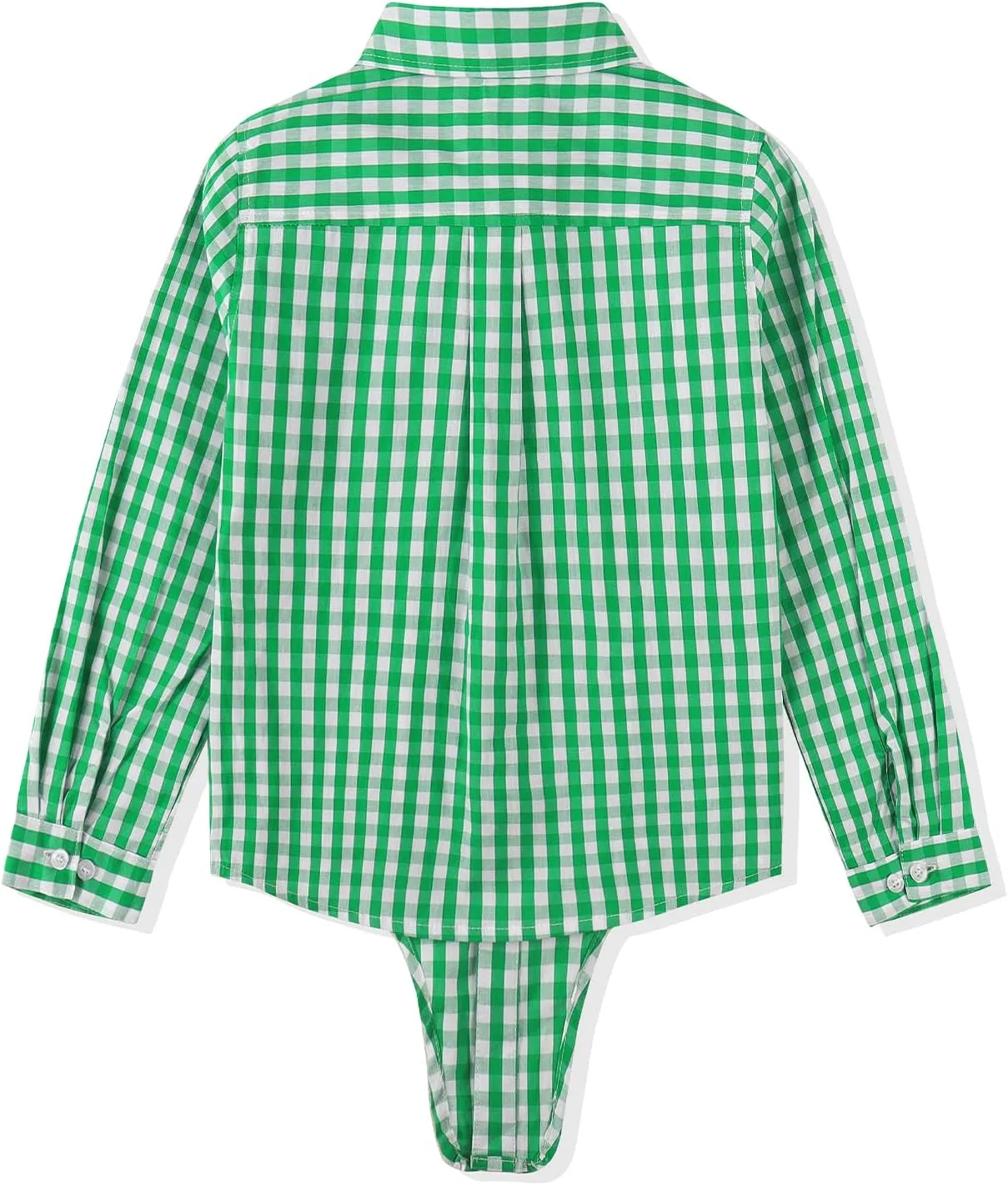 Noomelfish Girls Long Sleeve Button Down Shirt Tie Front Blouse Tops (5-12 Years)