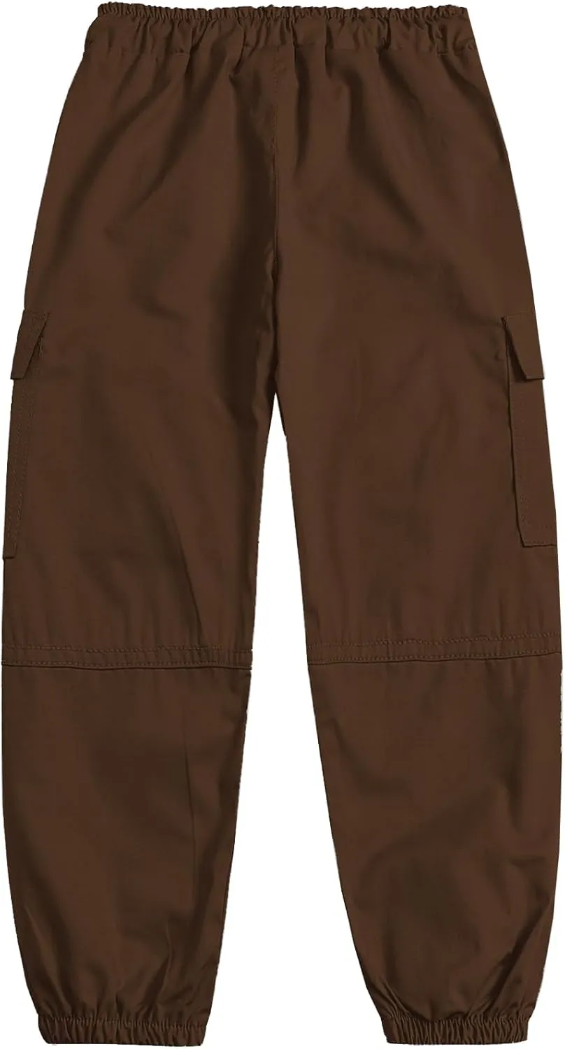 SANGTREE Boy's & Men's Cargo Jogger Pants, 3 Years - Men XXL